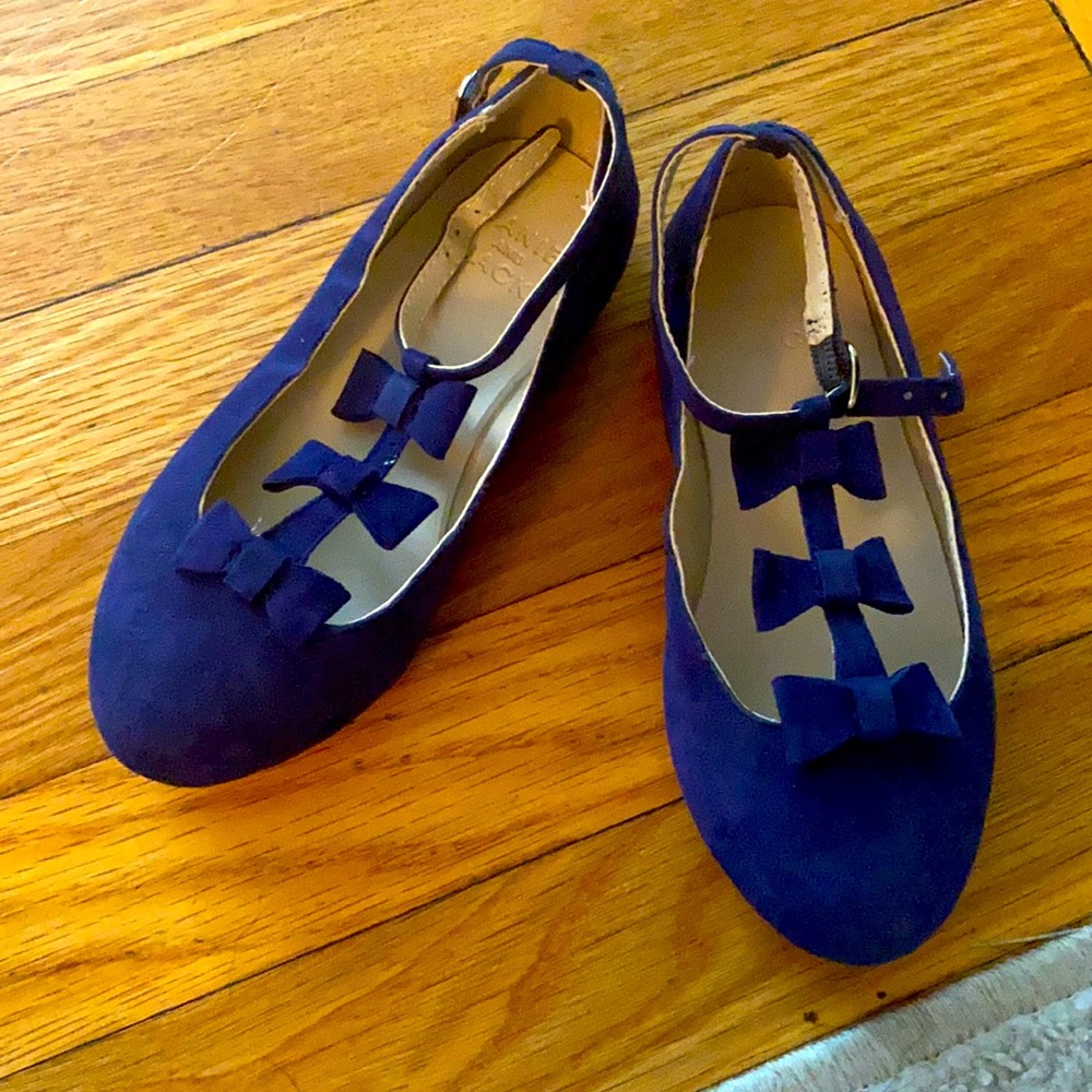 NWOT Janie and Jack blue Mary Janes size 11